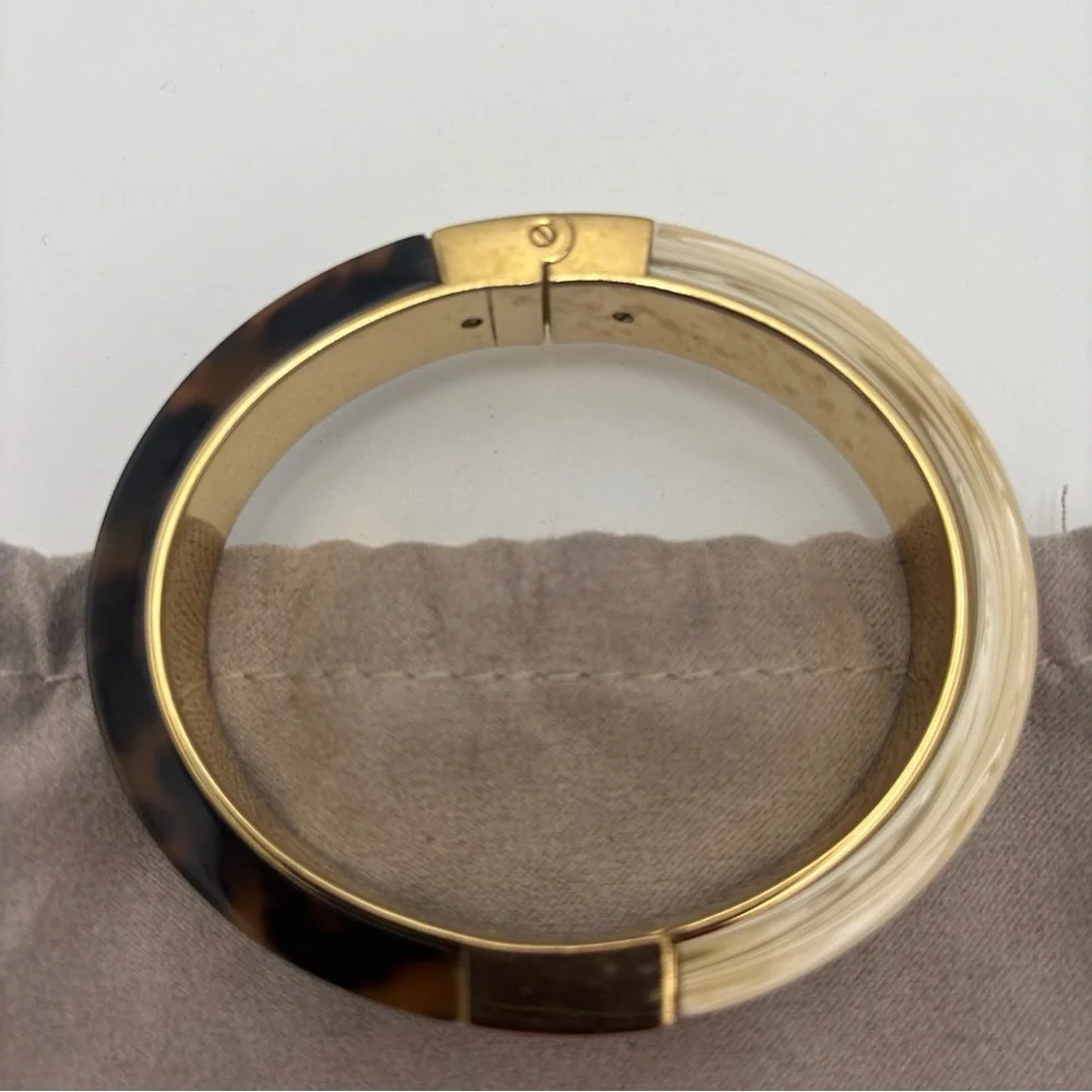 Michael Kors Gold and‎ Brown Bangle Bracelet